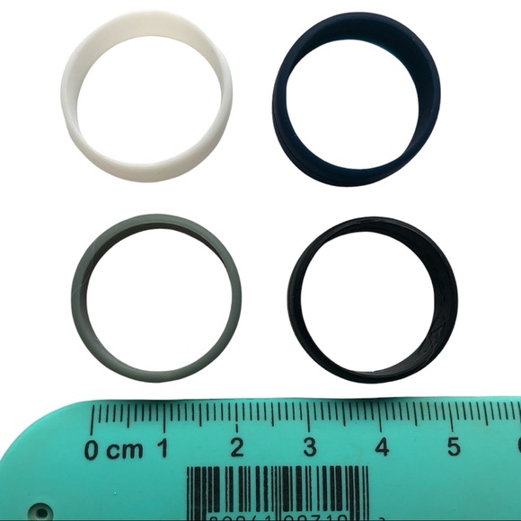 NEW 4 Silicone Rings Size 11 LoVe Armour Renegade Active Blue Gray Black - Picture 4 of 9